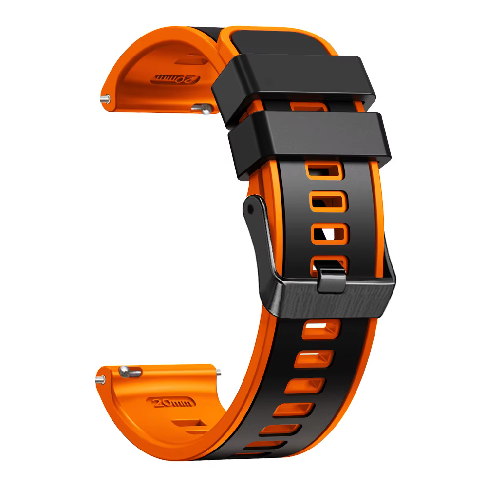 Bracelet de montre en silicone pour homme