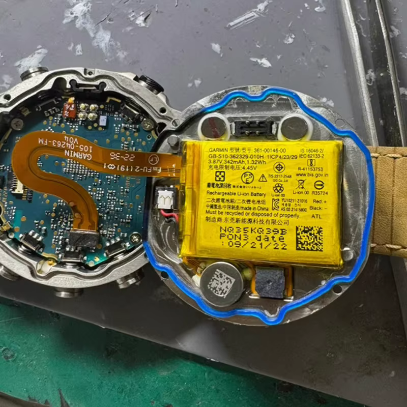 Remplacement de la batterie d'origine pour montre Garmin