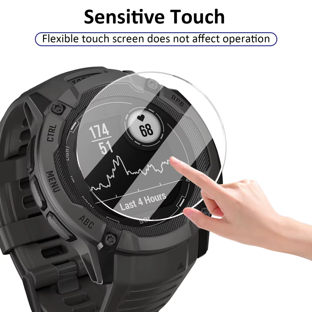 Protecteur d'écran en verre trempé pour Garmin Instinct 2X
