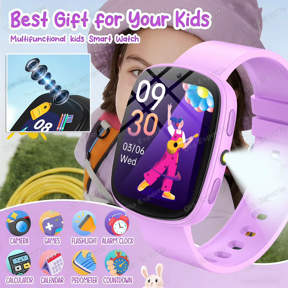 Montre connectée pour enfants 2026 avec écran HD 1