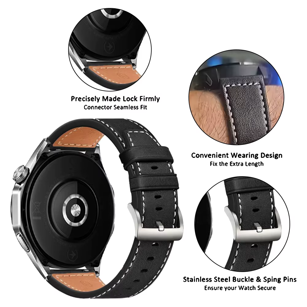 Bracelet de montre en cuir