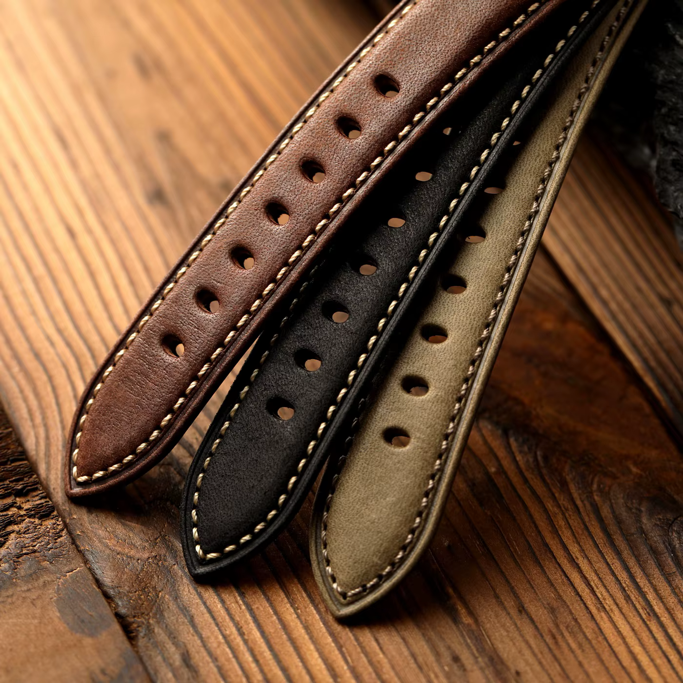Bracelet de montre en cuir italien fait main