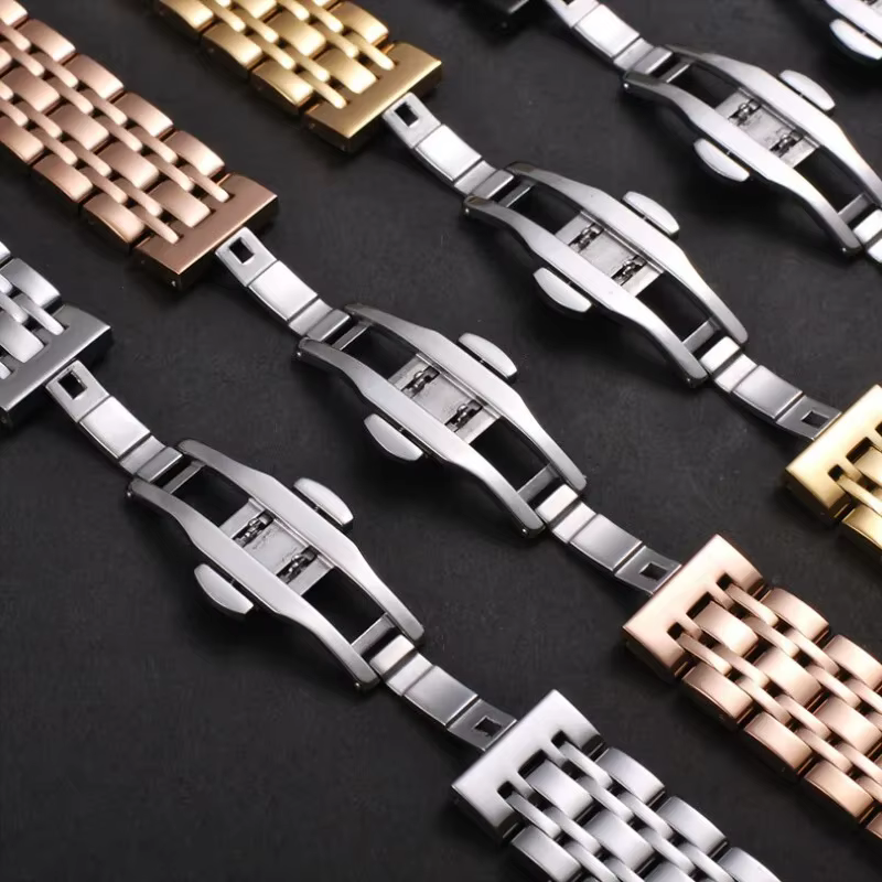Bracelet de montre en acier inoxydable massif
