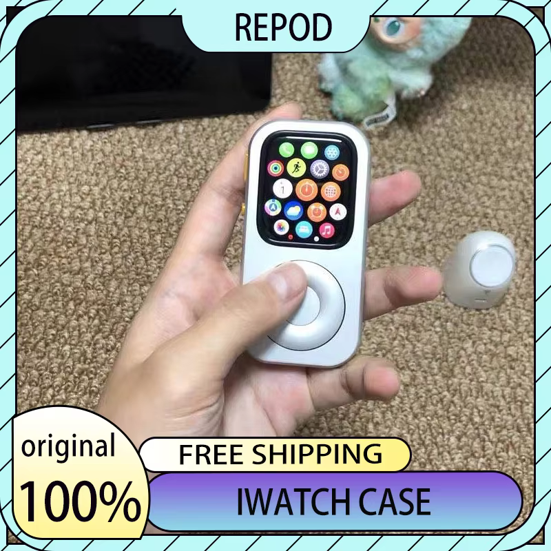Étui de protection RePod 44 mm en aluminium CNC pour Apple Watch Series 10/9/8/7/6