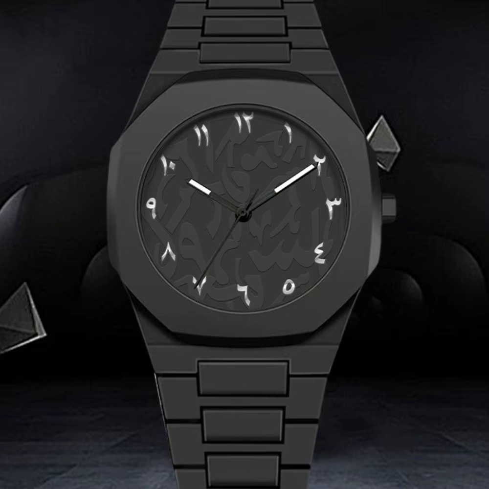 Montre étanche à cadran arabe