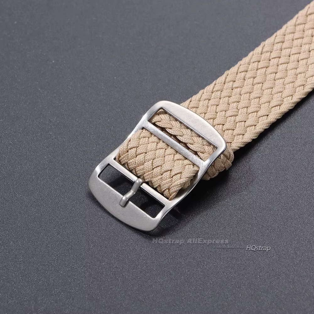 Bracelet de montre en toile tissée en Nylon 14mm 16mm 18mm 20mm 22mm pour Perlon pour Omega