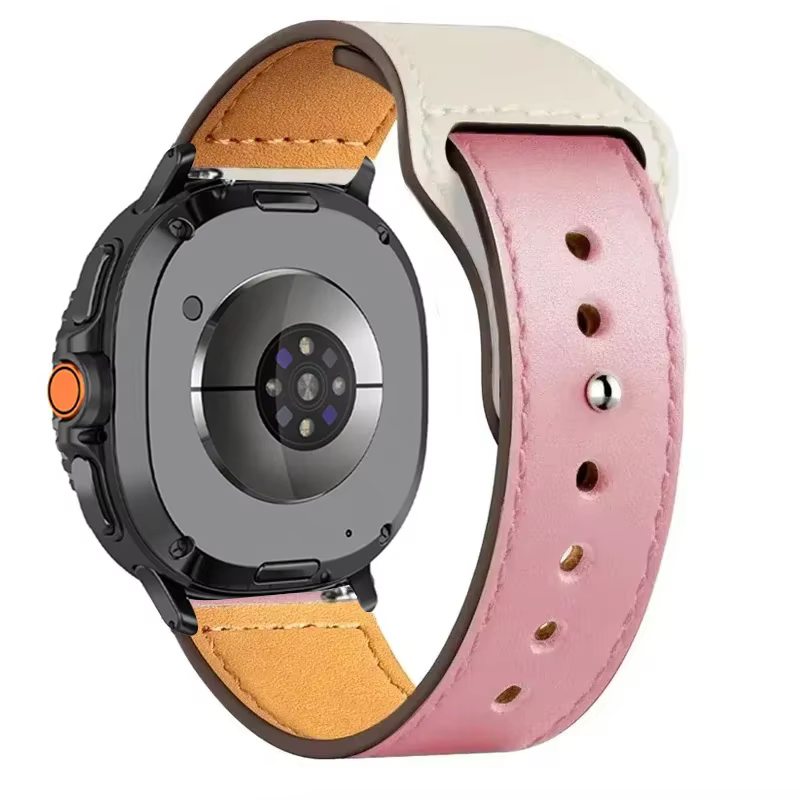 Bracelet en cuir pour Samsung Galaxy Watch 8 Classic/40 44mm
