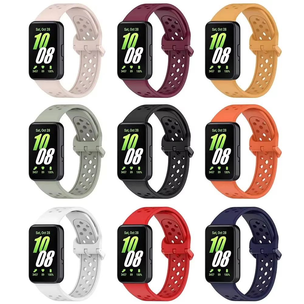 Montre en Silicone souple Compatible avec Samsung Galaxy Fit3