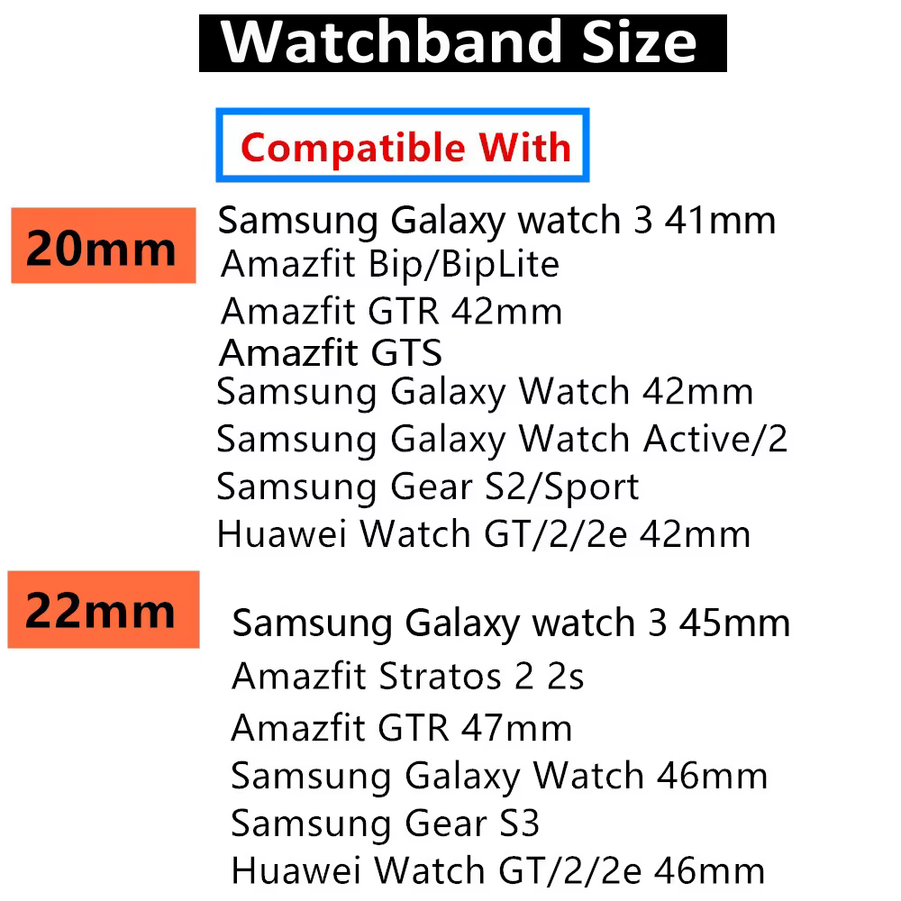 Bracelet Smartwatch en Silicone pour Amazfit