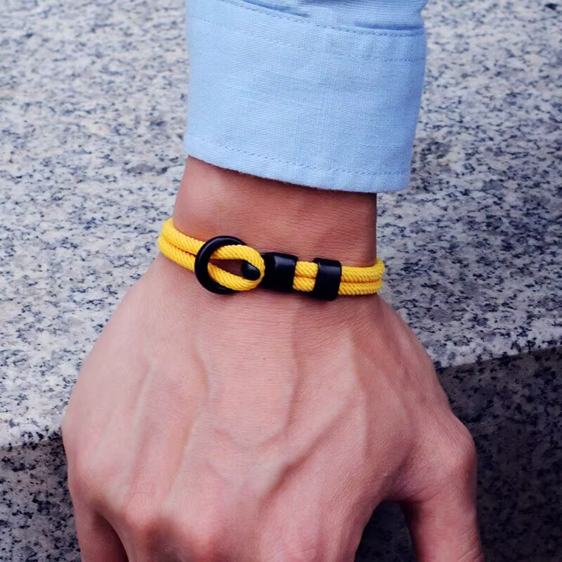 Bracelet en corde de qualité A pour hommes