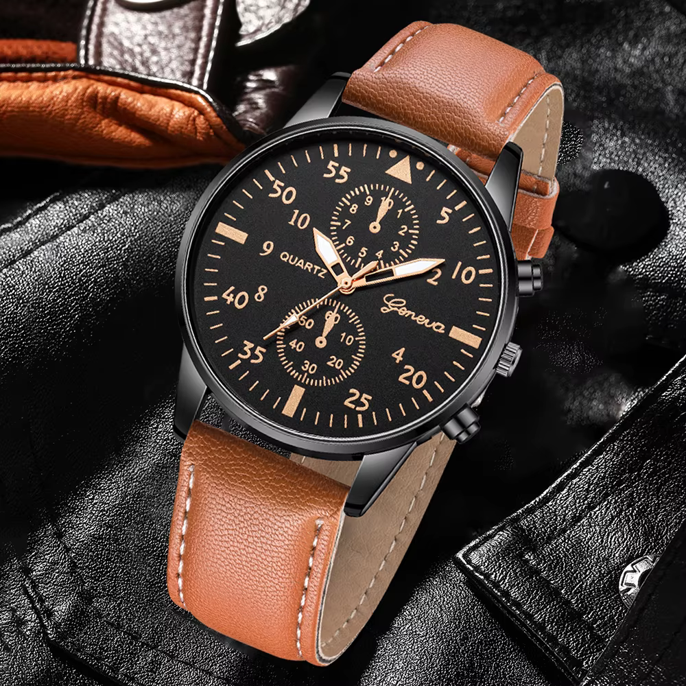 Ensemble de montres à Quartz pour hommes
