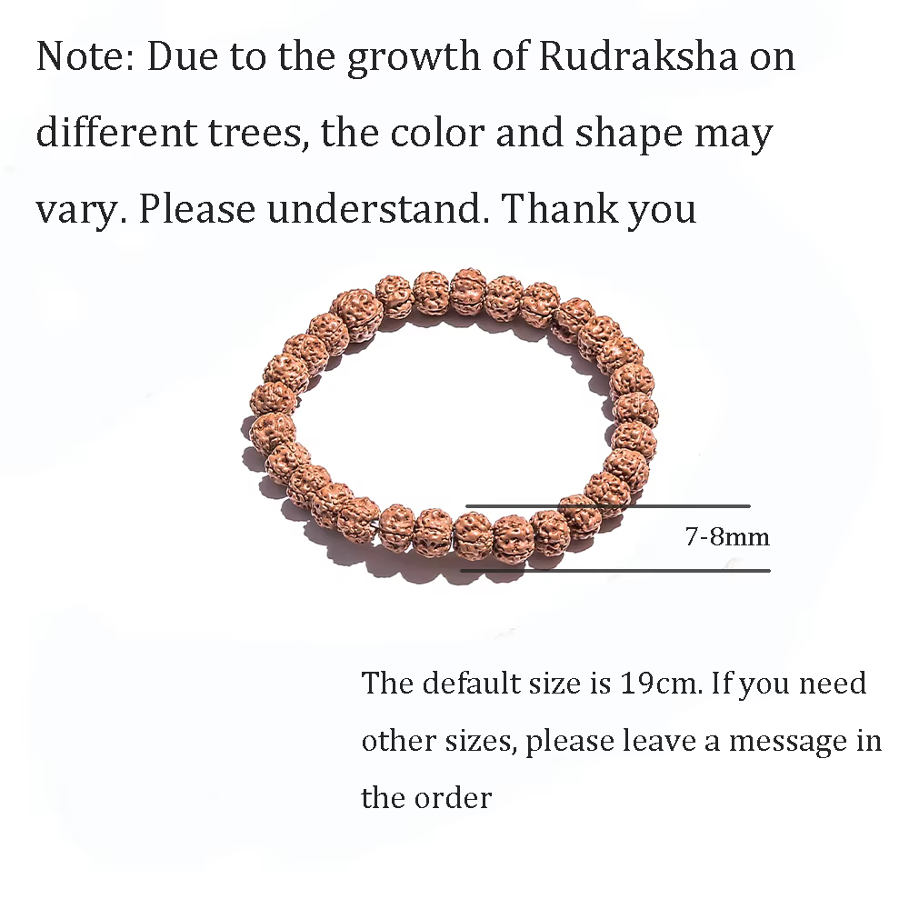 Bracelet en ULélastique Rudraksha, original