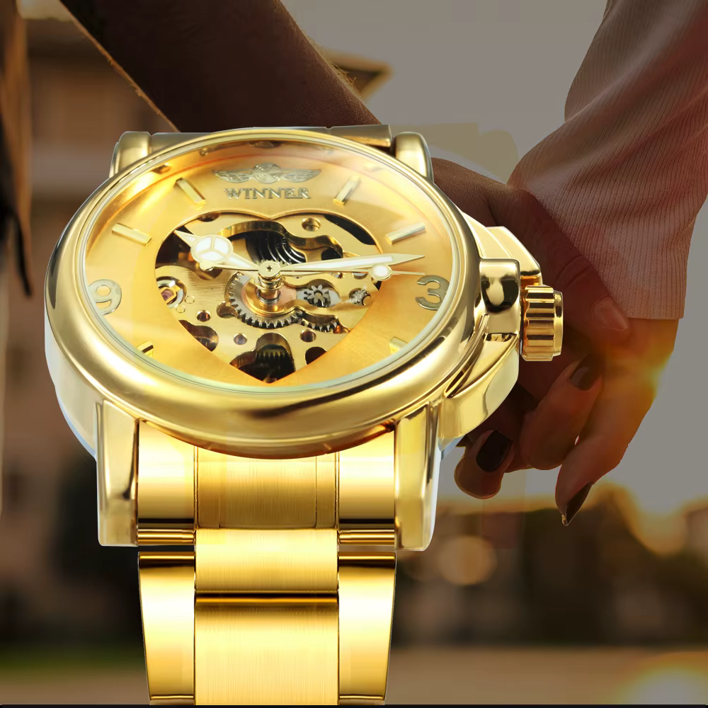 WINNER – montre squelette pour femmes