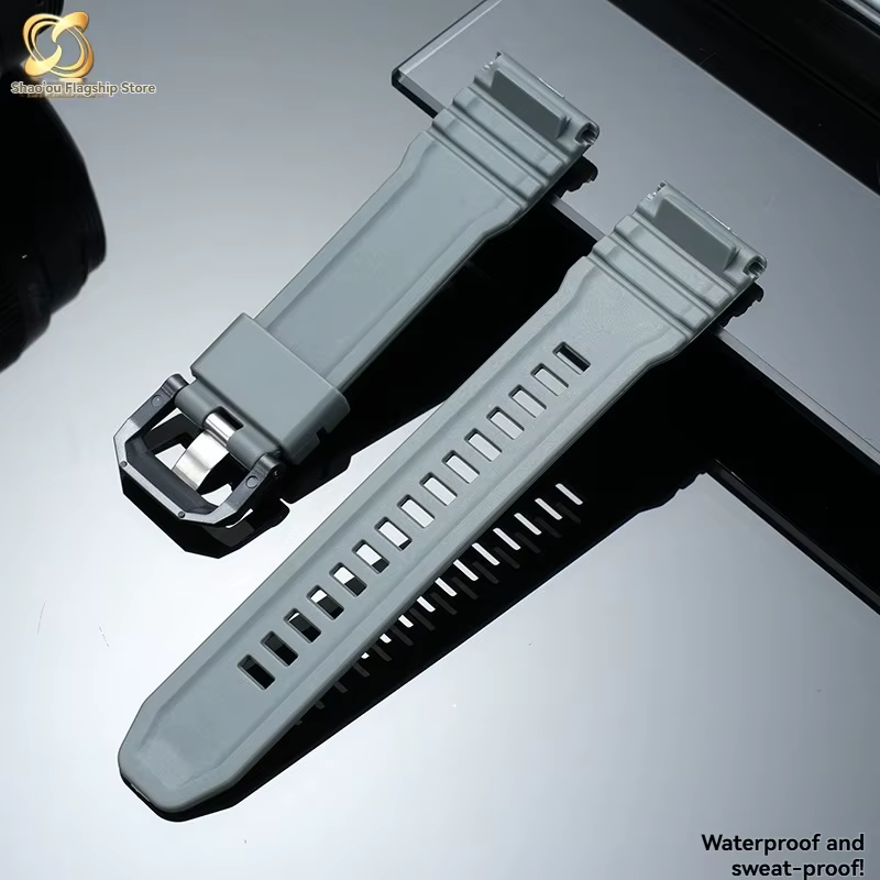 Bracelet de montre en résine et caoutchouc pour hommes