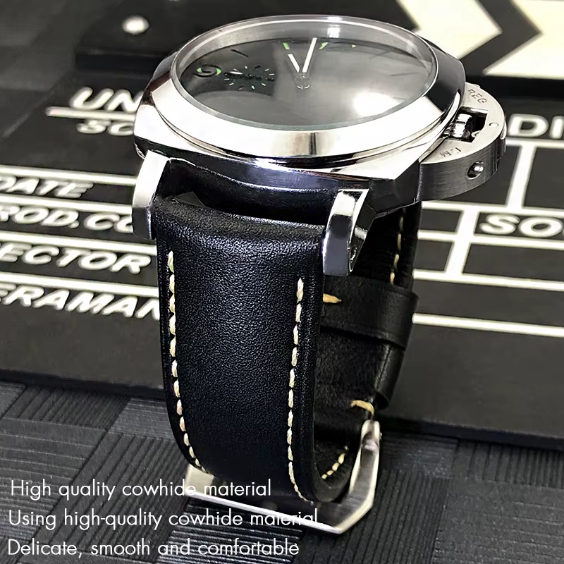 Bracelet de montre en cuir véritable