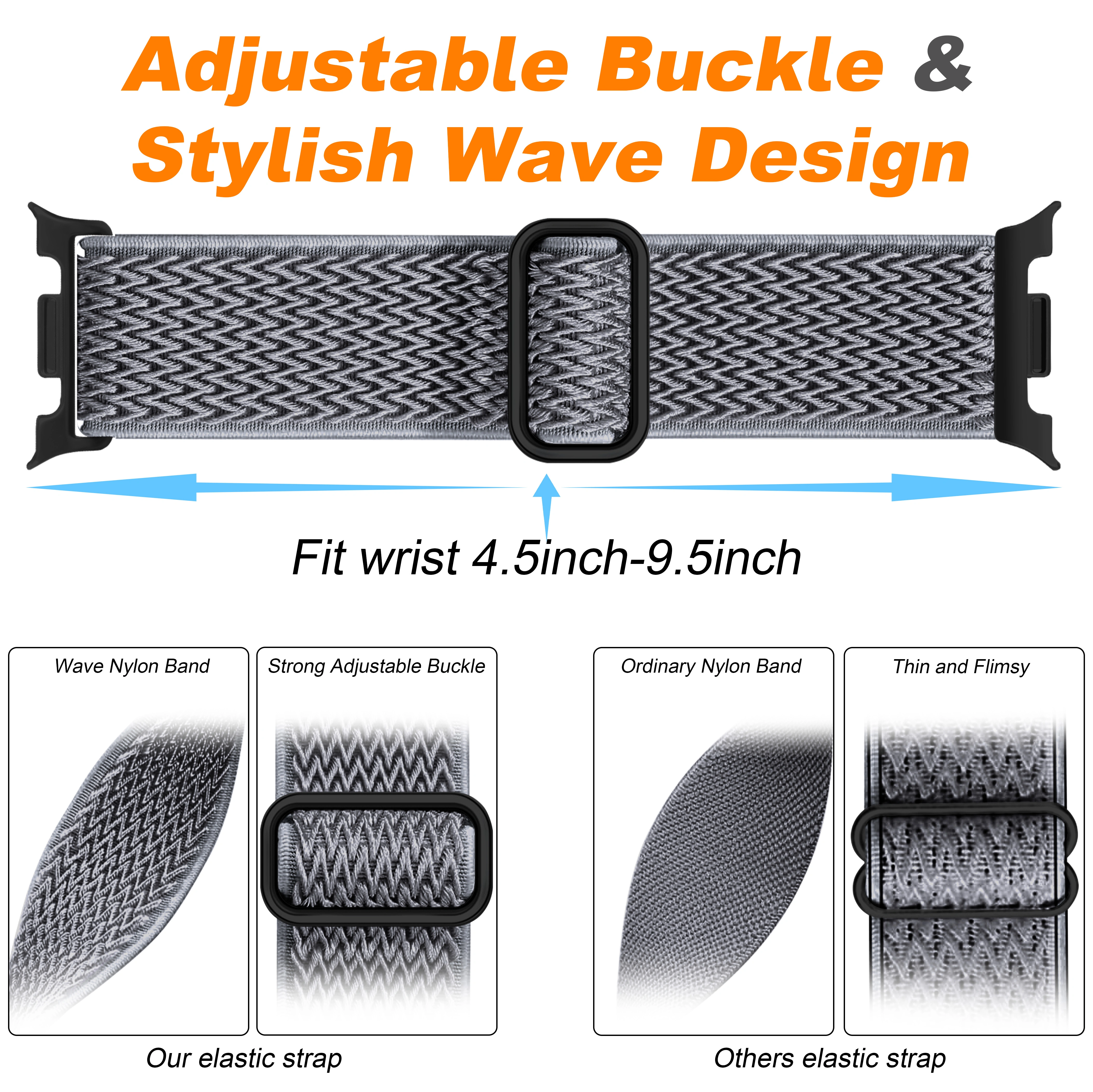 Bracelet réglable tressé pour Samsung Galaxy 8