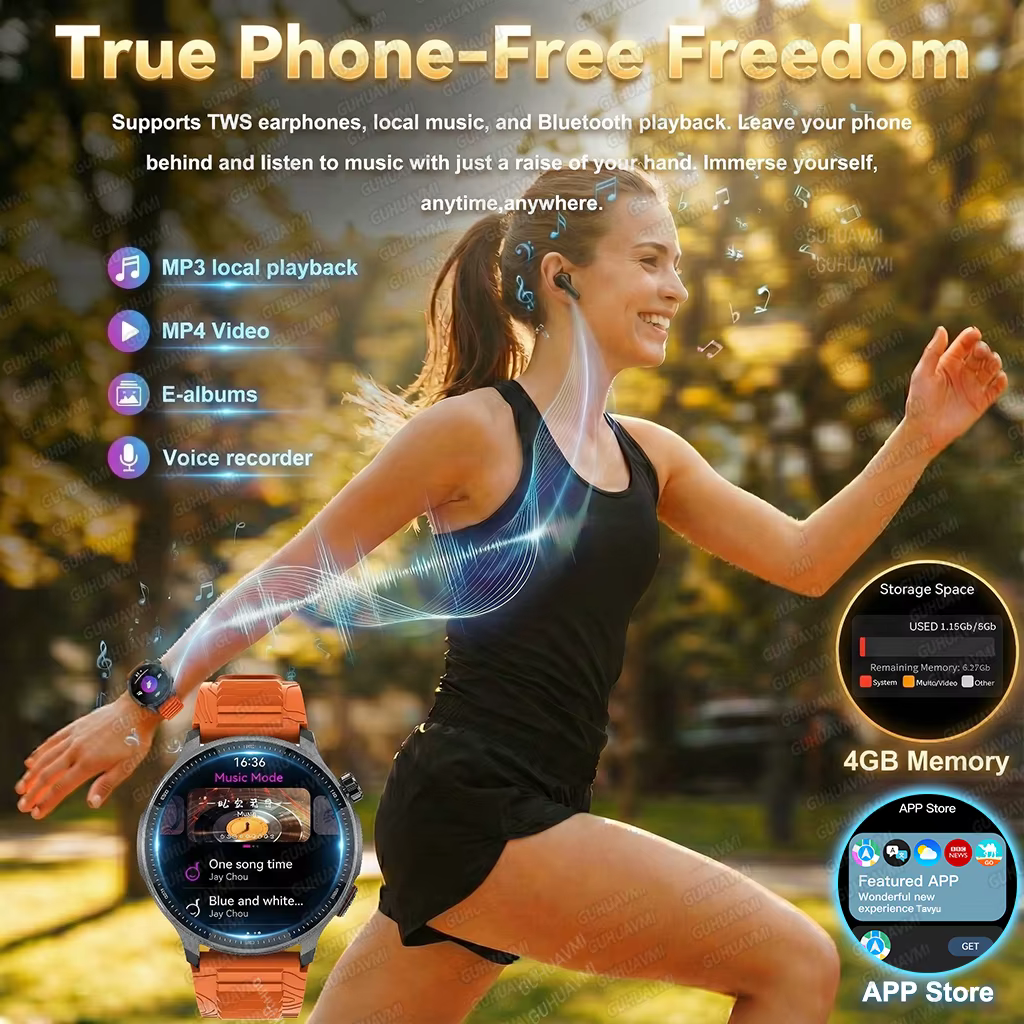 Nouvelle Montre Connectée Sport GPS 2026 avec Cartes Hors Ligne pour Hommes
