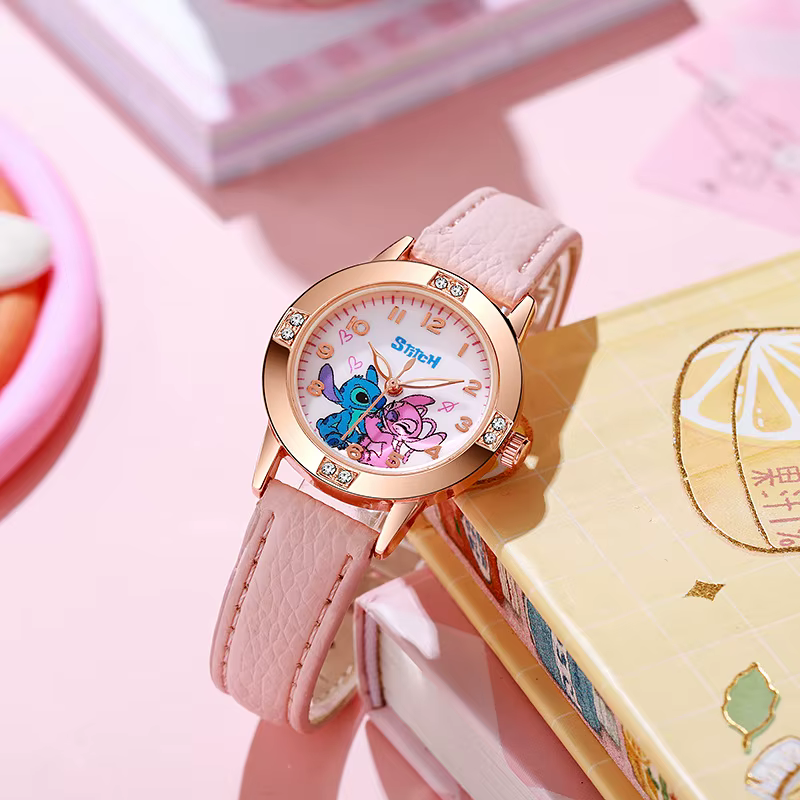 Montres pour filles, motif de dessin animé