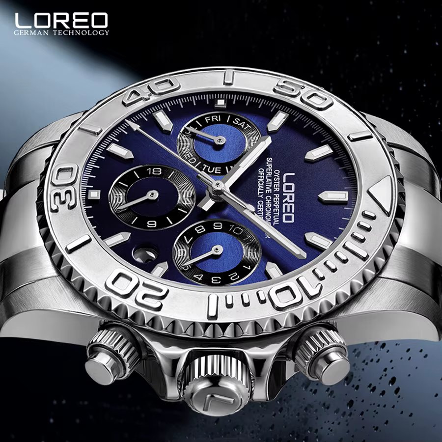 LOREO – montre mécanique automatique pour hommes