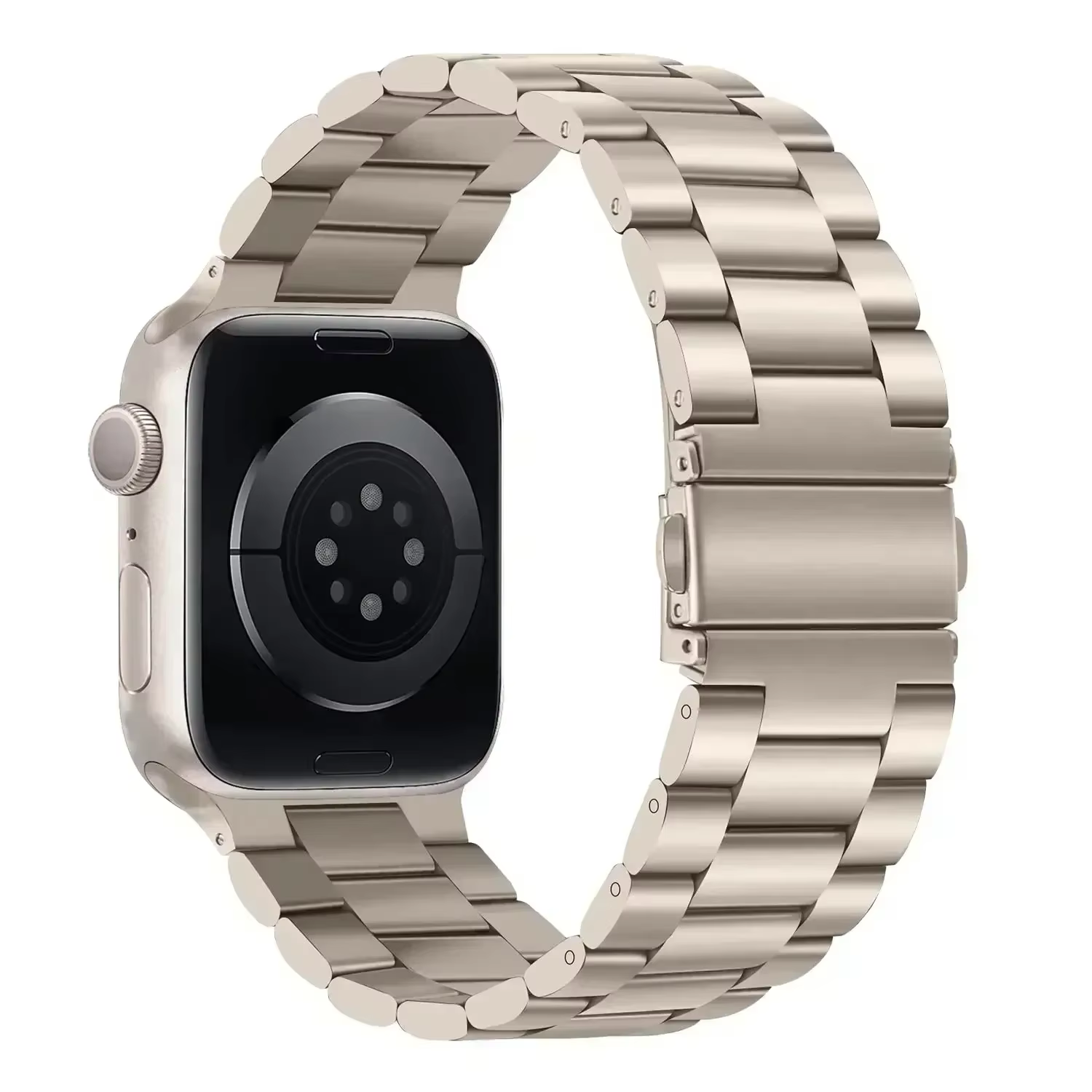 Bracelet en acier Starlight pour Apple Watch Series Ultra2 10 9 8 7 SE 6 5 4 3 46mm 49mm