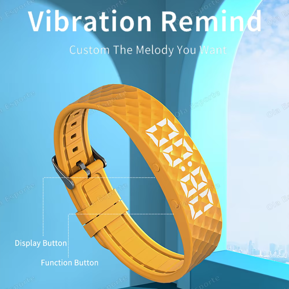 Bracelet Connecté Sportif Extérieur 2026 avec Alarme Vibrante