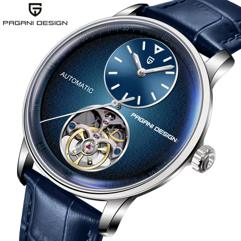 PAGANI DESIGN 1796 montre mécanique automatique originale pour hommes à la mode 10Bar étanche lumineux creux luxe affaires nouveau