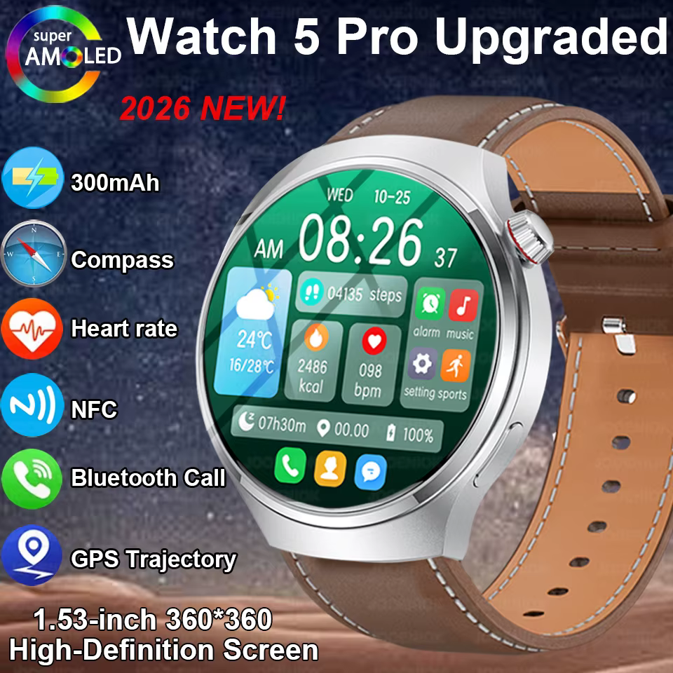 Nouvelle montre connectée 5 Pro 2026 avec GPS