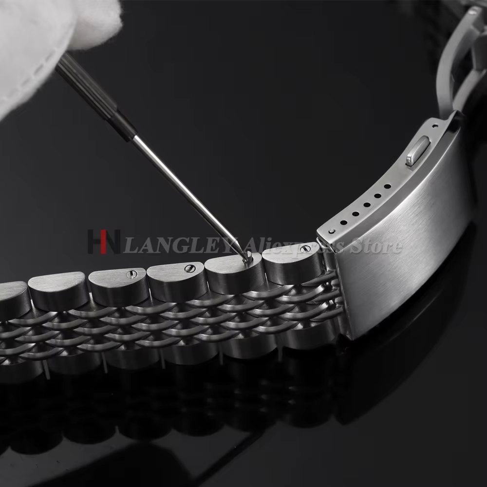 Bracelet de montre en acier inoxydable massif