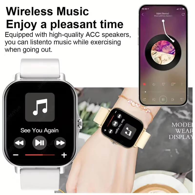 KESHUYOU 2025 nouvelle montre intelligente Bluetooth parler sang oxygène/pression artérielle moniteur