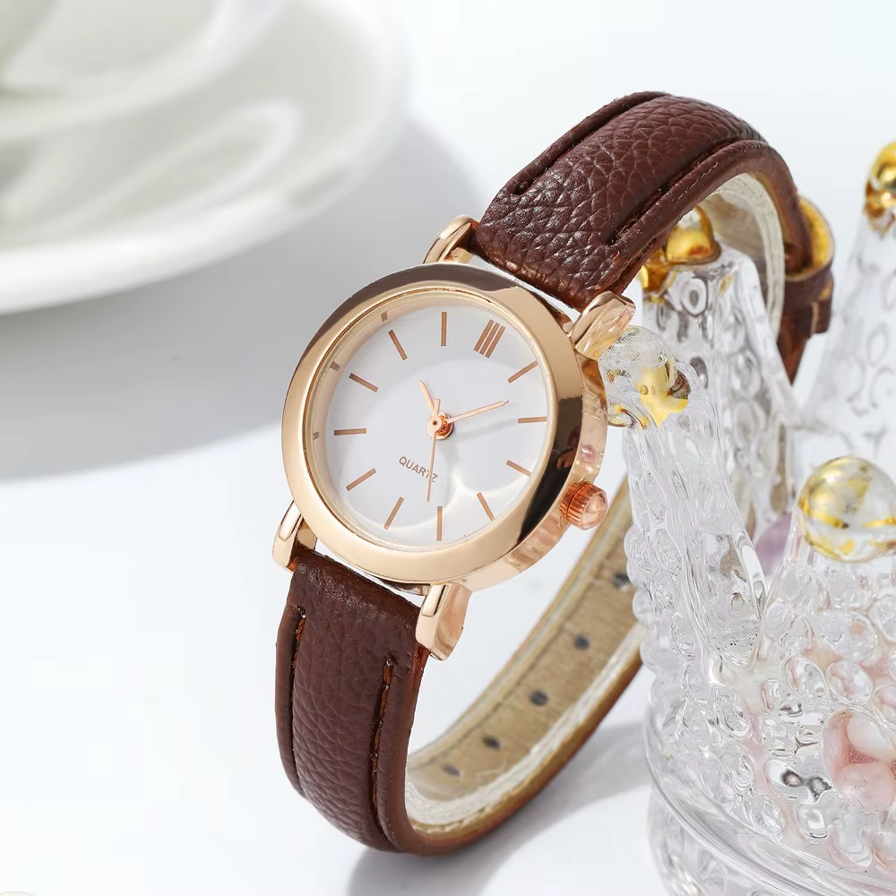 Montre pour femme mode petites montres à Quartz arabe montres-bracelets en cuir