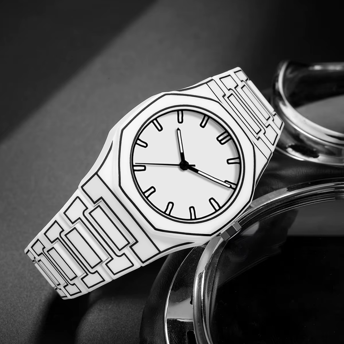 Nouvelle montre à quartz 2026 avec bracelet en silicone et design de bande dessinée