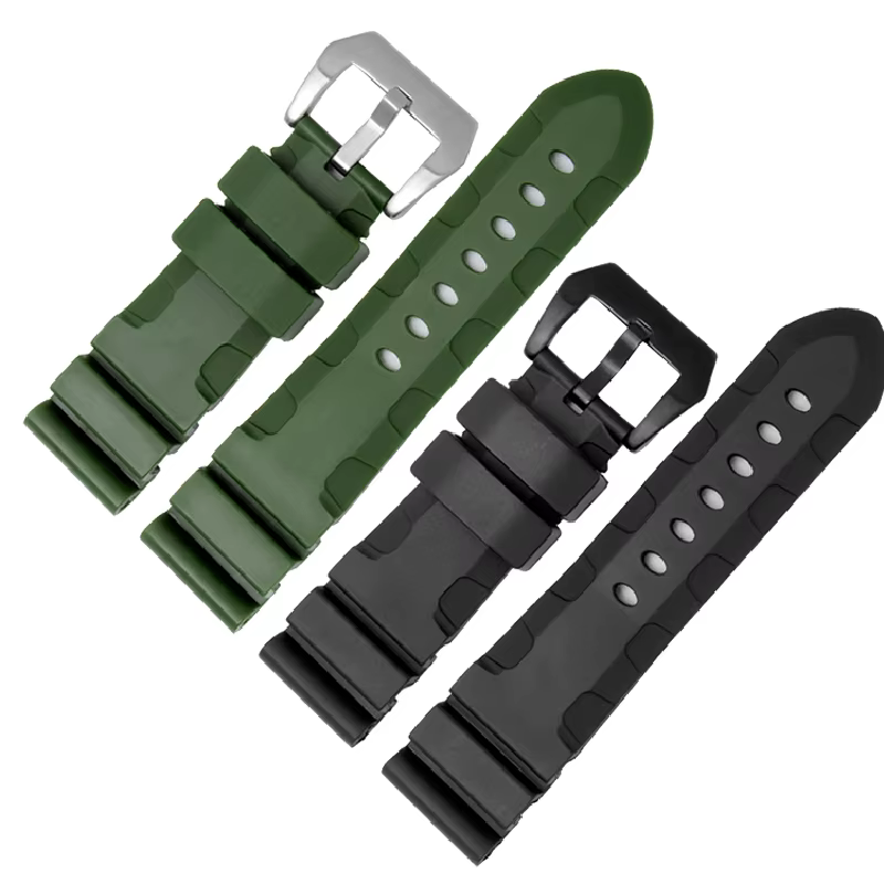 Bracelet de montre en caoutchouc de haute qualité