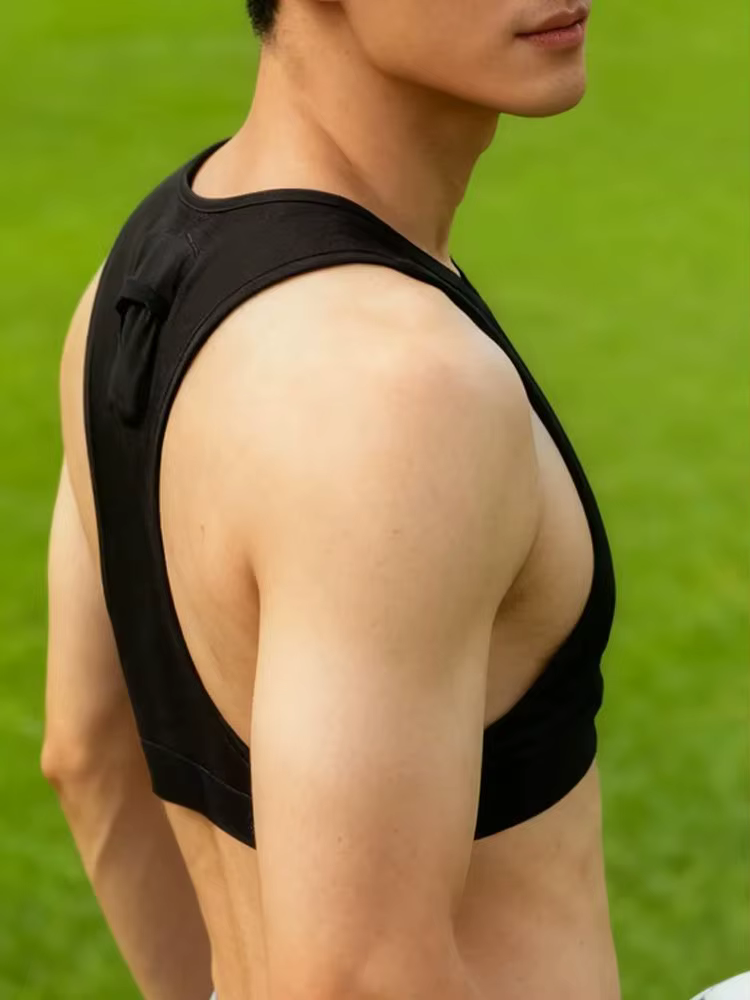 Gilet d'entraînement de football à séchage rapide avec poche pour capteur GPS (sans GPS