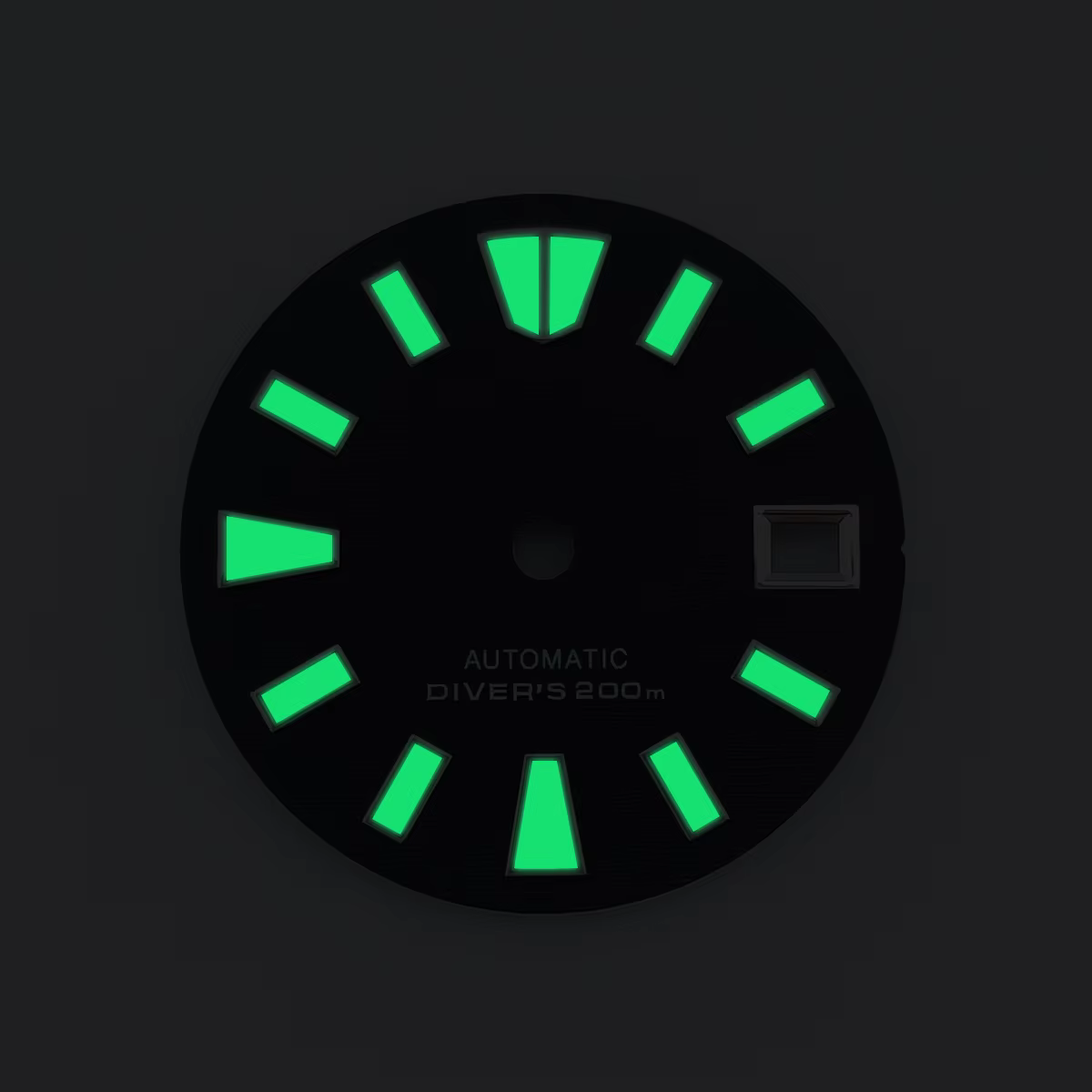 Cadran de montre Manbushijie 29 mm noir