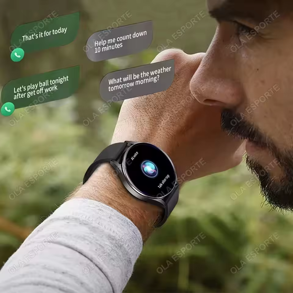 2025 nouvelles appels Bluetooth montre intelligente 6 Pro 1.32 "pouces 240*280 cadrans personnalisés Sport hommes et femme moniteur de santé Smartwatch pour homme