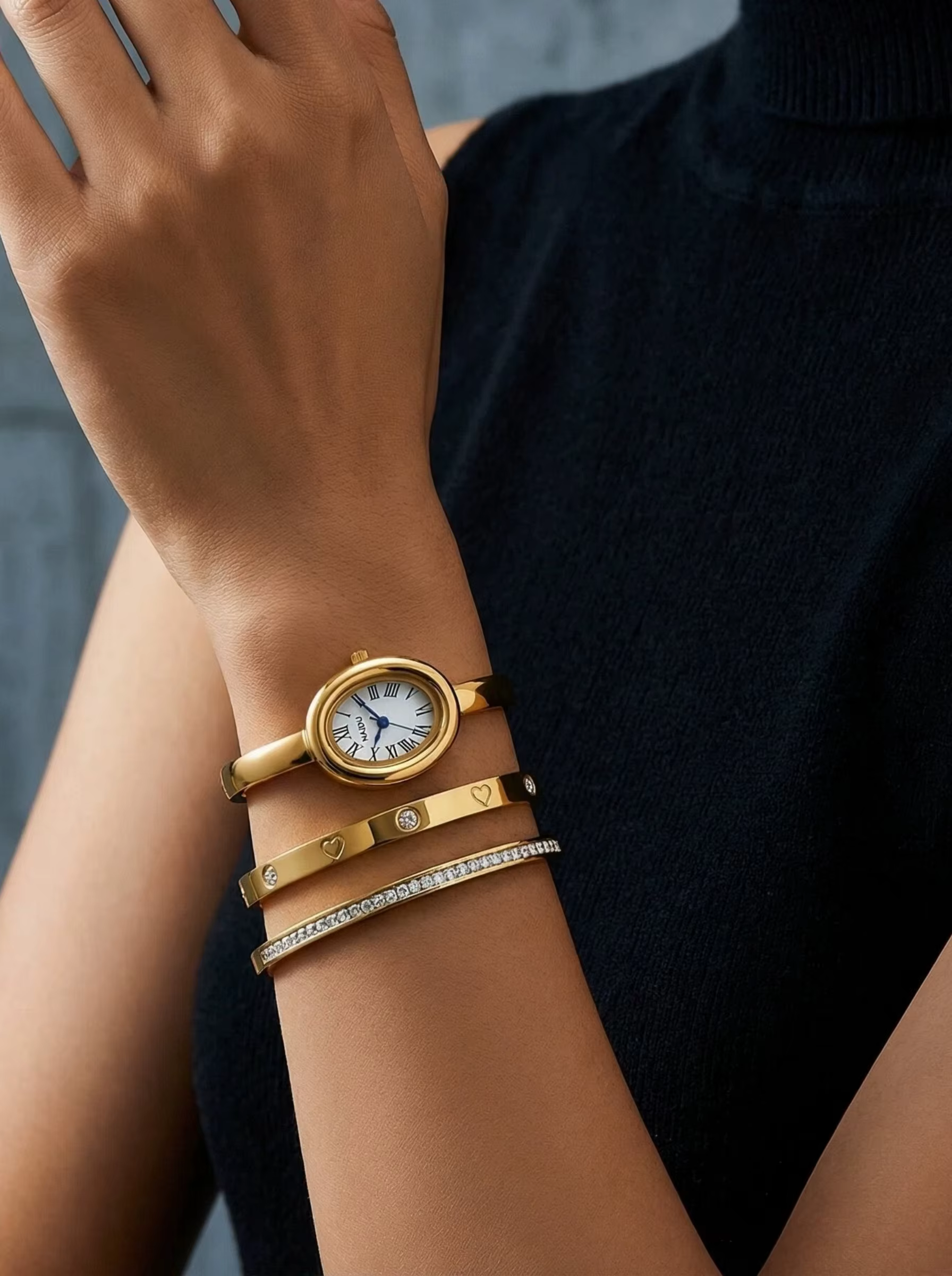 Ensemble de 3 montres-bracelets décontractées