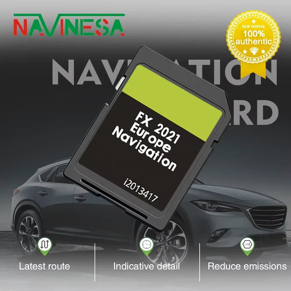 FX 2021 pour Ford Mondeo 2007 2008 2009 2010 Navigation carte SD carte GPS mise à jour de la Version européenne
