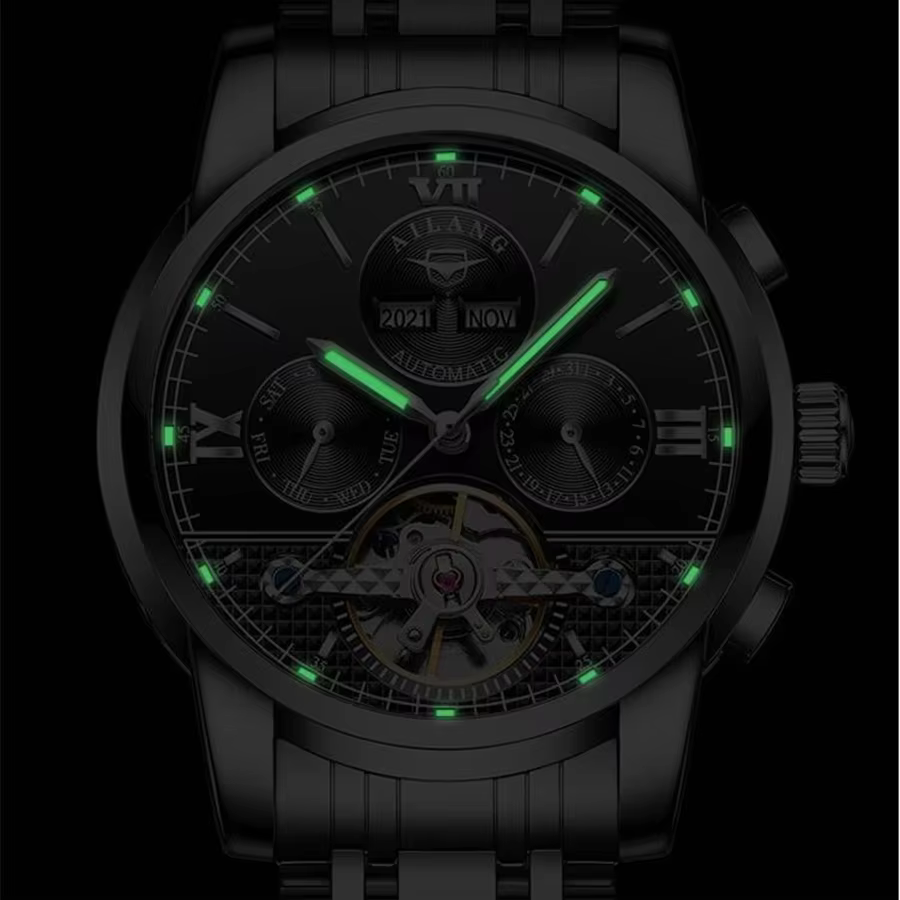 Nouvelle Montre Mécanique Automatique de Luxe AILANG 2026 pour Hommes