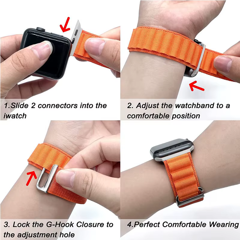 Bracelet à boucle alpine