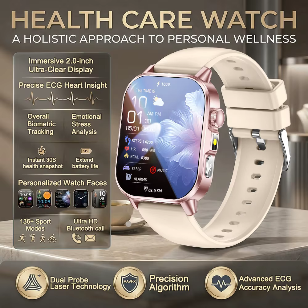 Montre connectée de santé et de mode 2026 pour femmes
