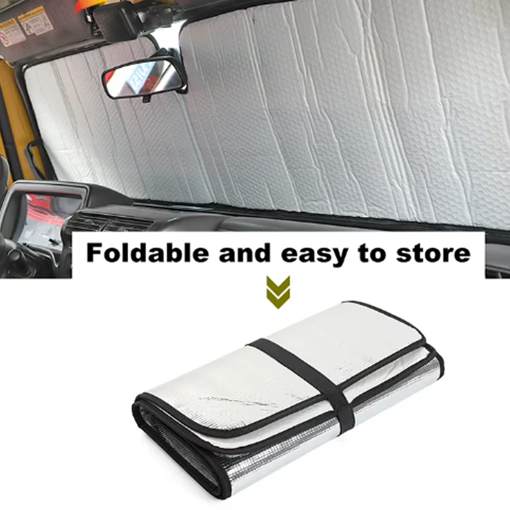 Pare-Soleil Avant Anti-UV pour Jeep Wrangler TJ 1997-2006 JK 2007-2017, Accessoires d'Nikde Voiture