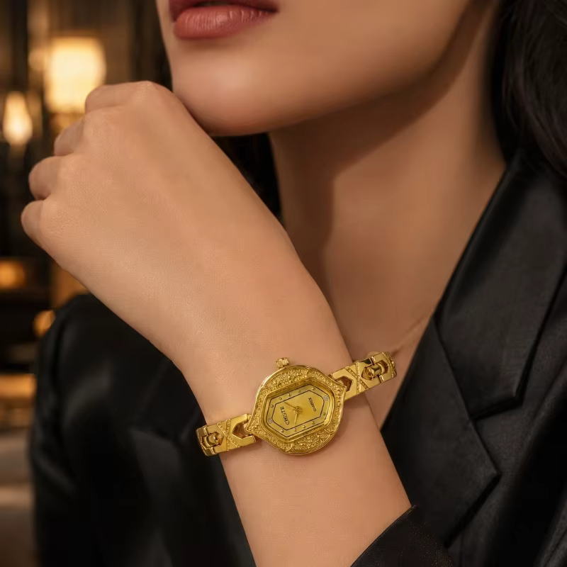 Montres-bracelets à la mode pour femme, marque de luxe, montres analogiques pour femmes, montres-bracelets élégantes haut de gamme, montre à quartz pour femme, cadeau, Reloj Mujer