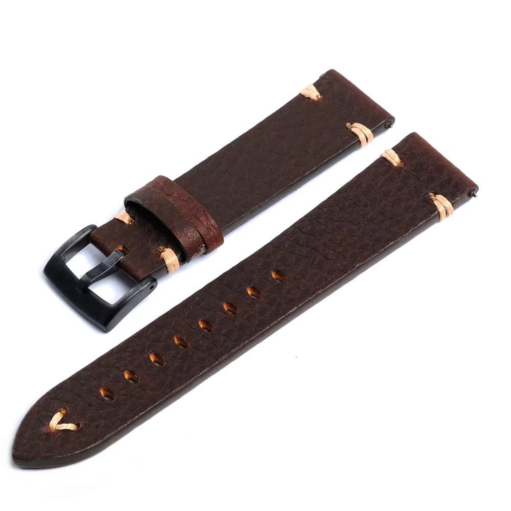 Bracelets en cuir véritable pour montre Vintage italien en détresse bracelet