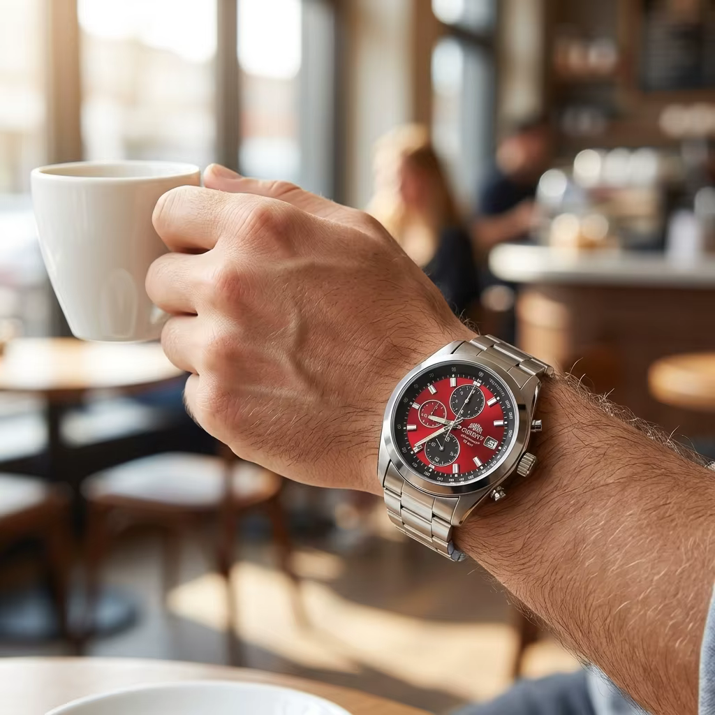 Montre chronographe à quartz pour homme Japan Orient