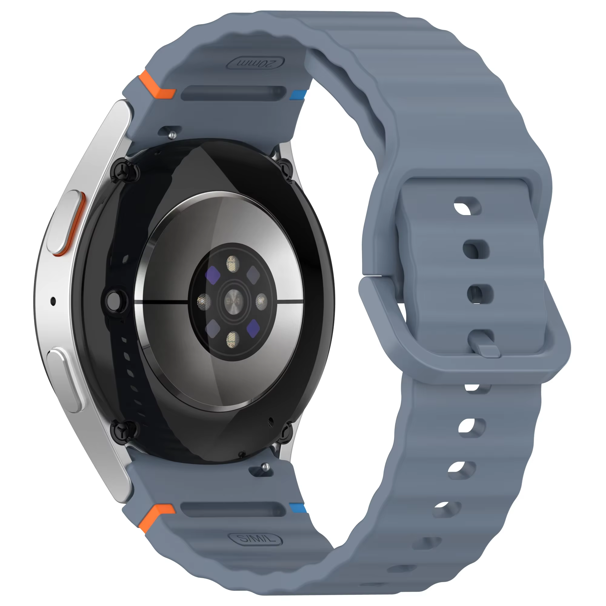 Bracelet en Silicone officiel pour Samsung Galaxy Watch 7/FE/6/5/4 44mm 40mm 5 Pro