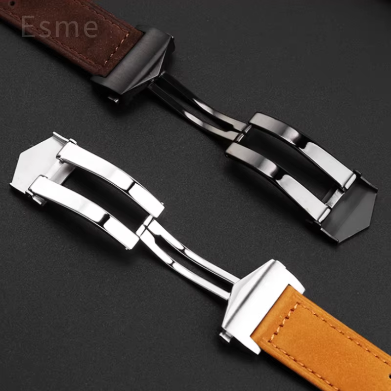 Bracelet de Montre en Cuir de Veau de Qualité Supérieure Délicat