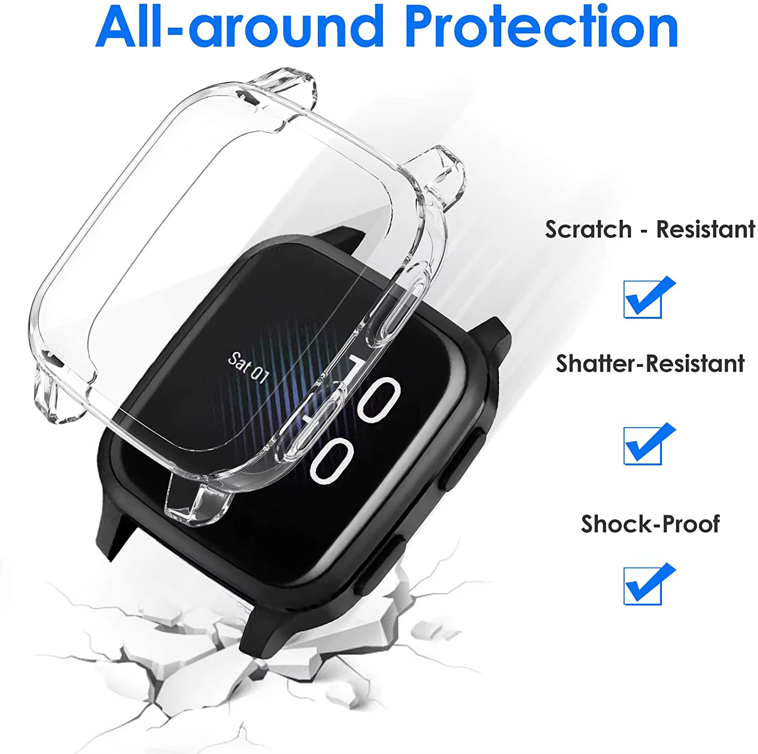 Étui de Protection pour montre intelligente Garmin Venu SQ 2