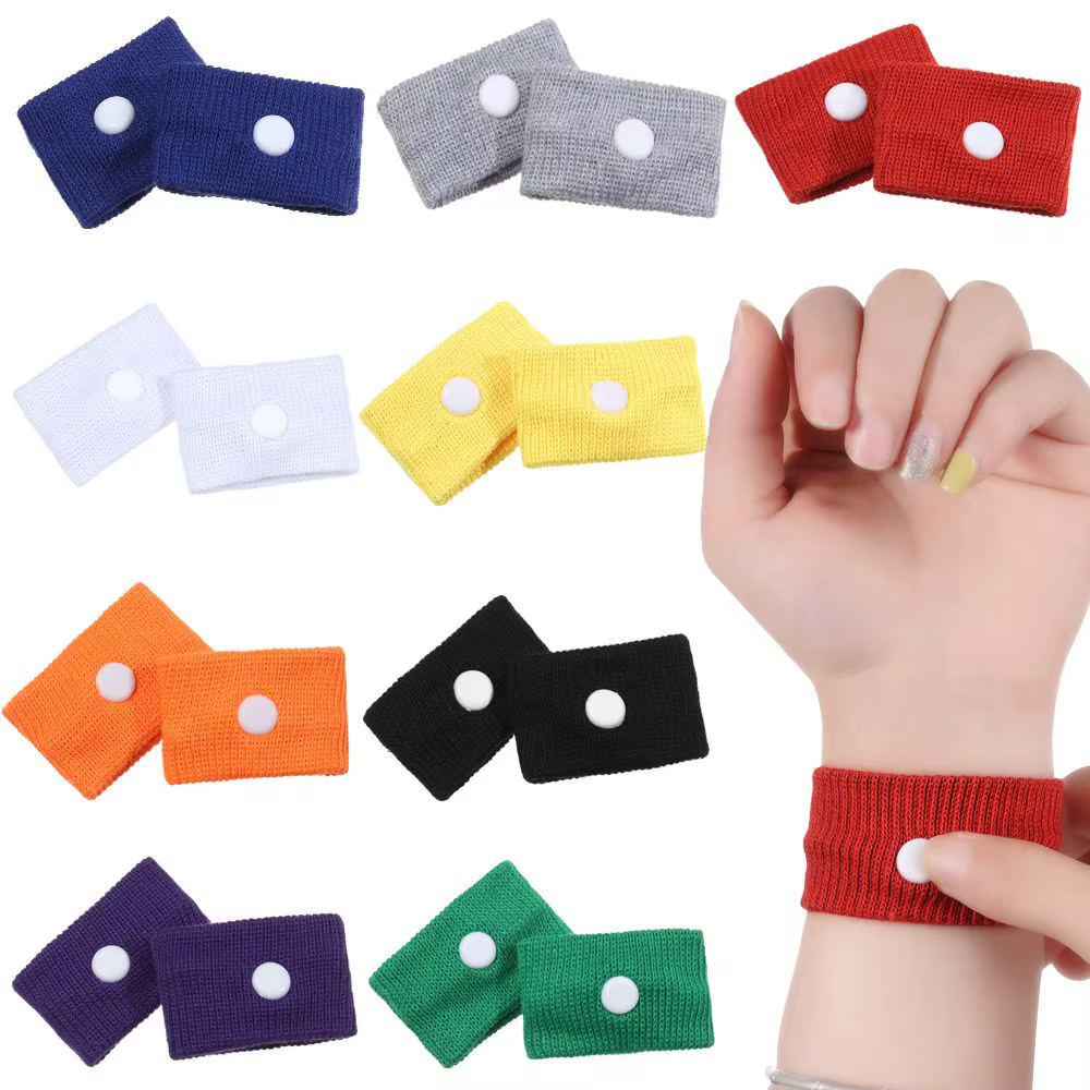 Bracelets de poignet Anti-mal des transports, accessoires de sport, 2 pièces