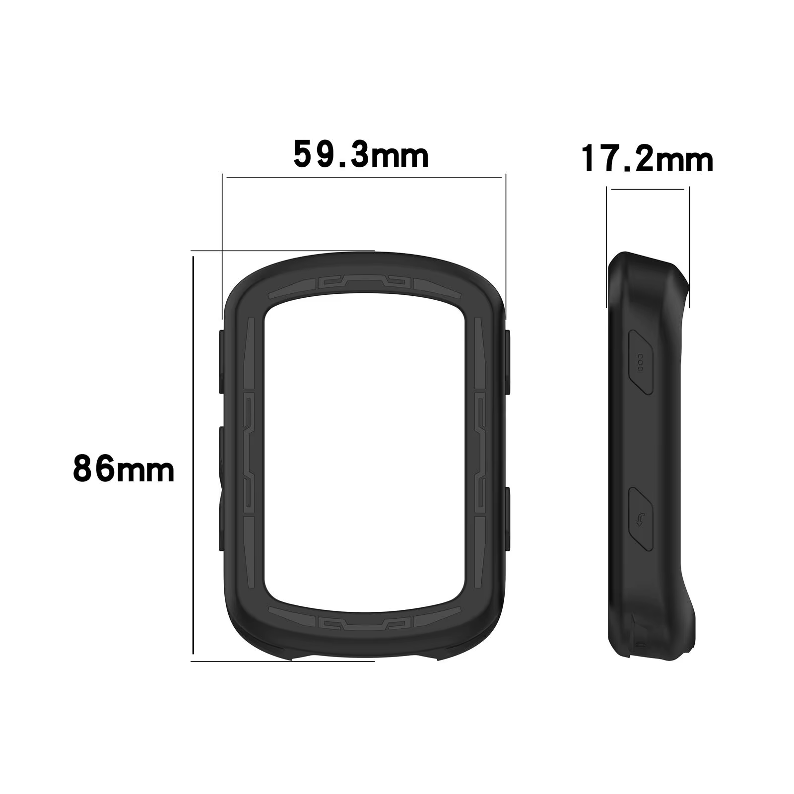 Pour Garmin Edge 540 840 vélo GPS housse de protection Anti-collision pare-chocs coque