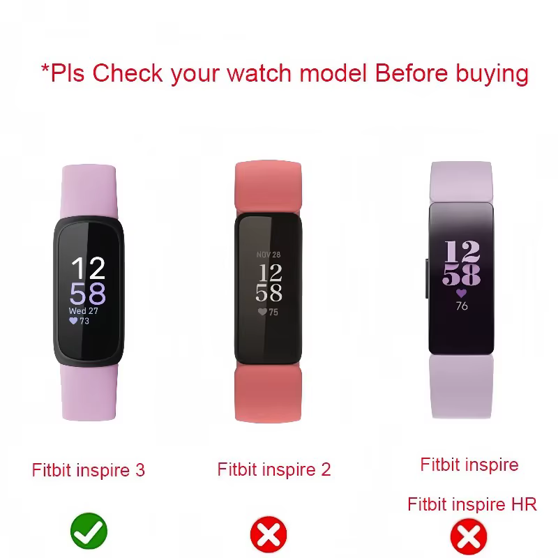 Bracelet magnétique pour Fitbit Inspire 3 bandes femmes hommes sangle à boucle en maille métallique
